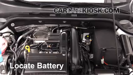 2017 Volkswagen Jetta S 1.4L 4 Cyl. Turbo Battery Clean Battery & Terminals